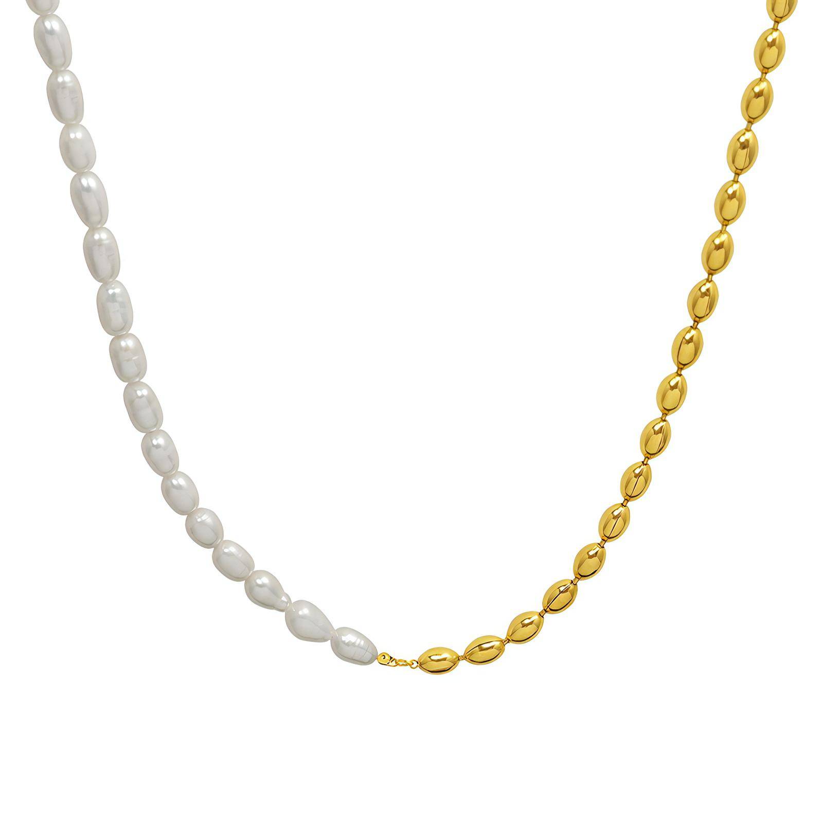 18K gold plated Stainless steel necklace, Intensity