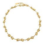 18K gold plated Stainless steel necklace, Intensity