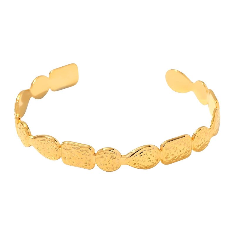 18K gold plated Stainless steel bracelet, Intensity