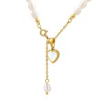 18K gold plated Stainless steel  Heart necklace, Intensity