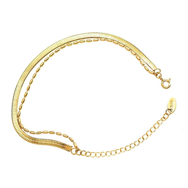 18K gold plated Stainless steel bracelet, Intensity