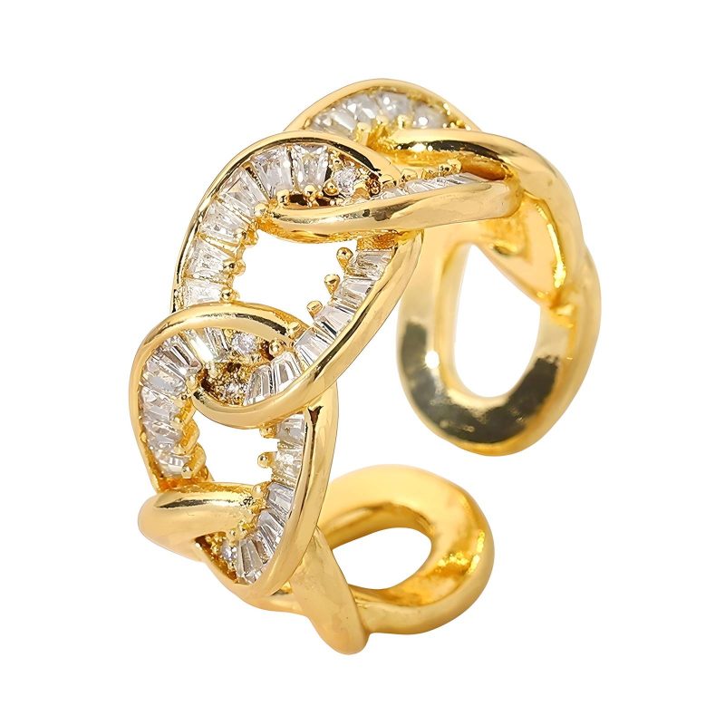 Gold tone finger ring, Intensity