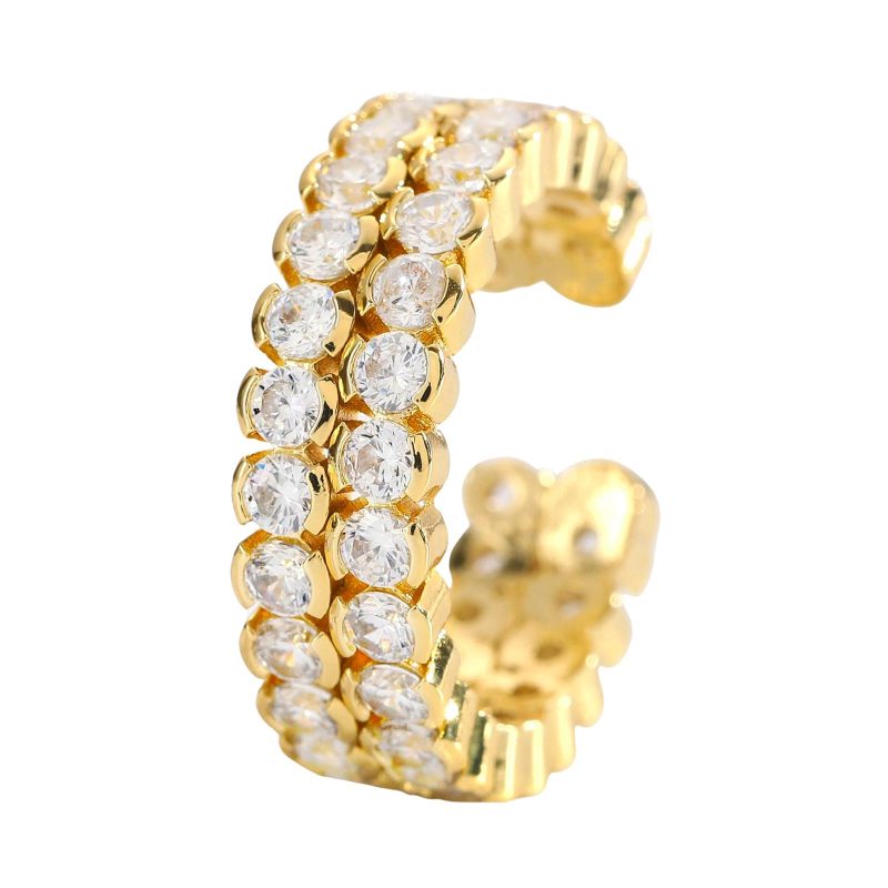 Gold tone finger ring, Intensity