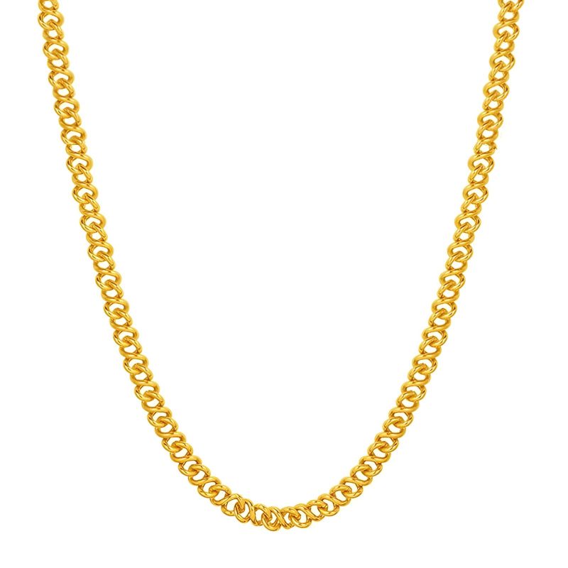 18K gold plated Stainless steel necklace, Intensity