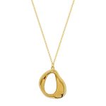 18K gold plated Stainless steel necklace, Intensity