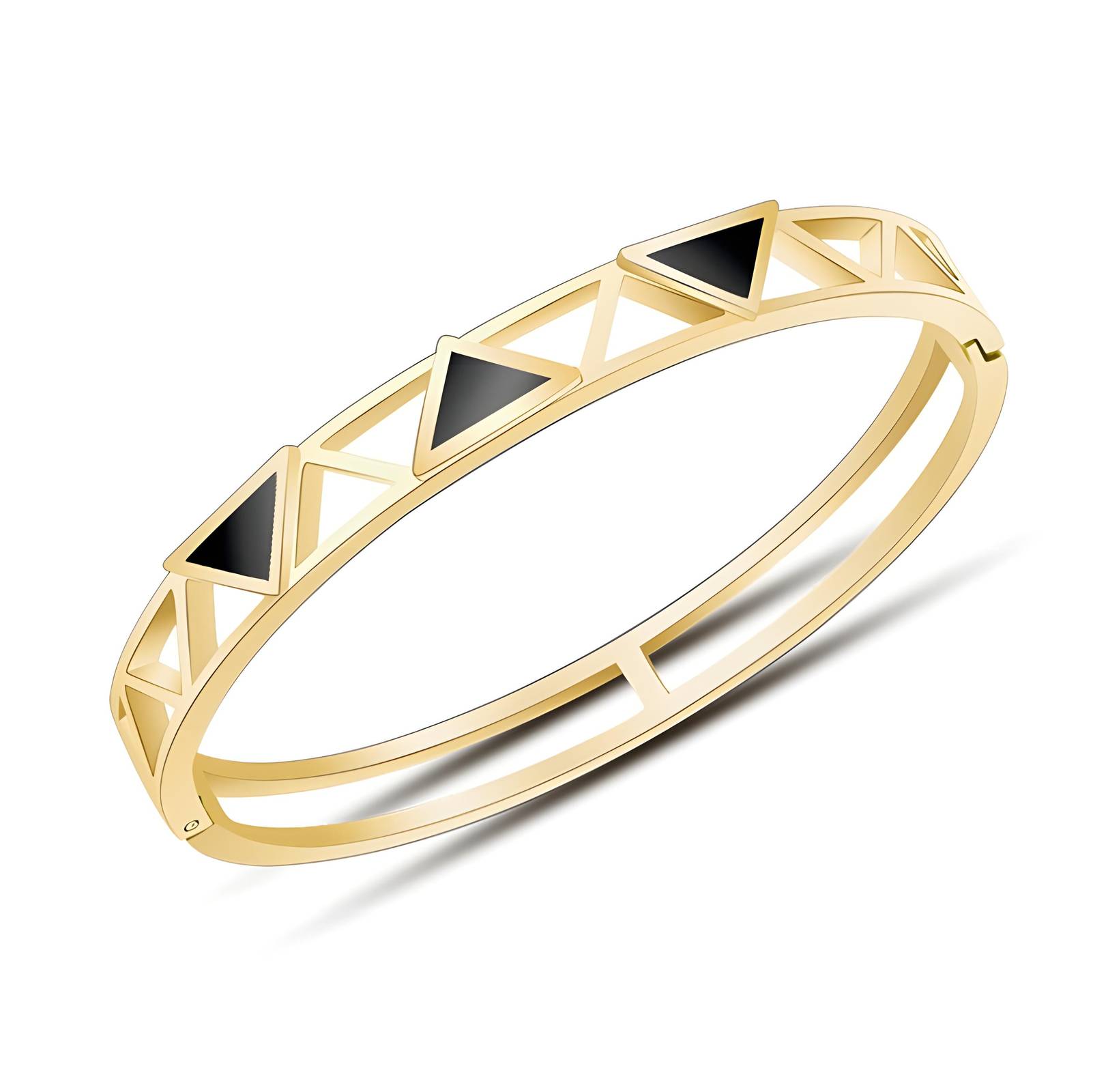 18K gold plated Stainless steel bracelet, Intensity