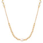 18K gold plated Stainless steel necklace, Intensity