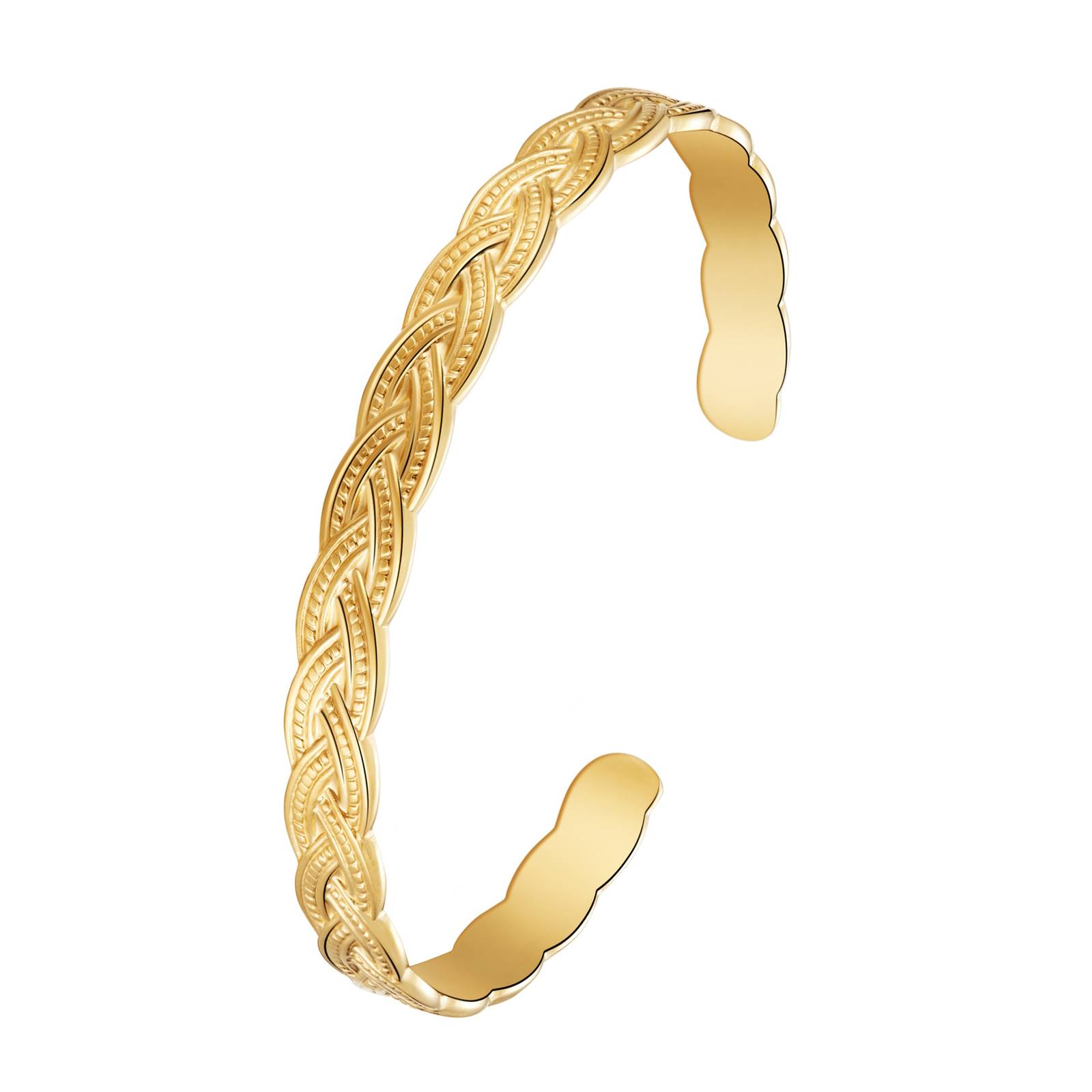 18K gold plated Stainless steel bracelet, Intensity