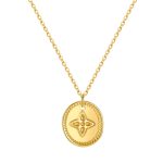 18K gold plated Stainless steel necklace, Intensity