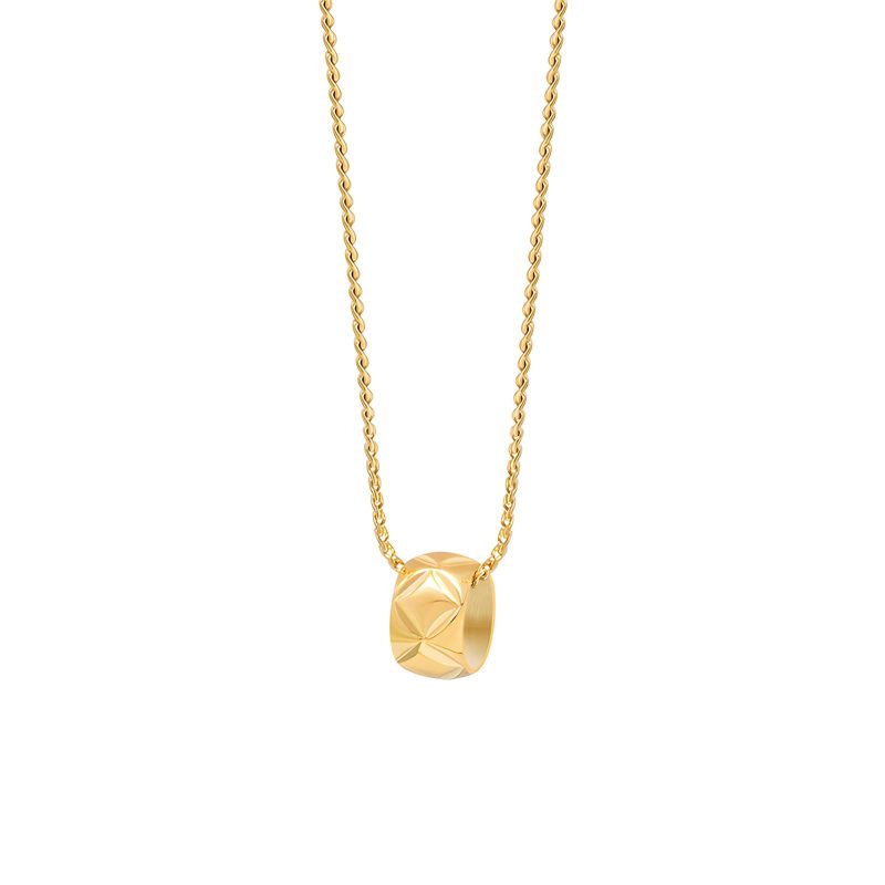 18K gold plated Stainless steel necklace, Intensity