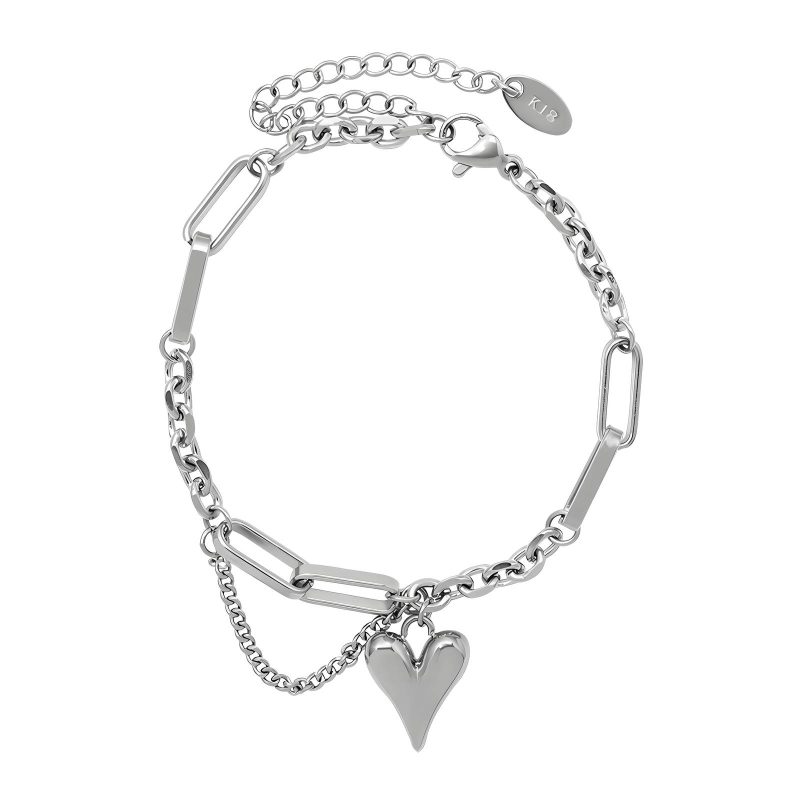 Stainless steel  Heart bracelet, Intensity