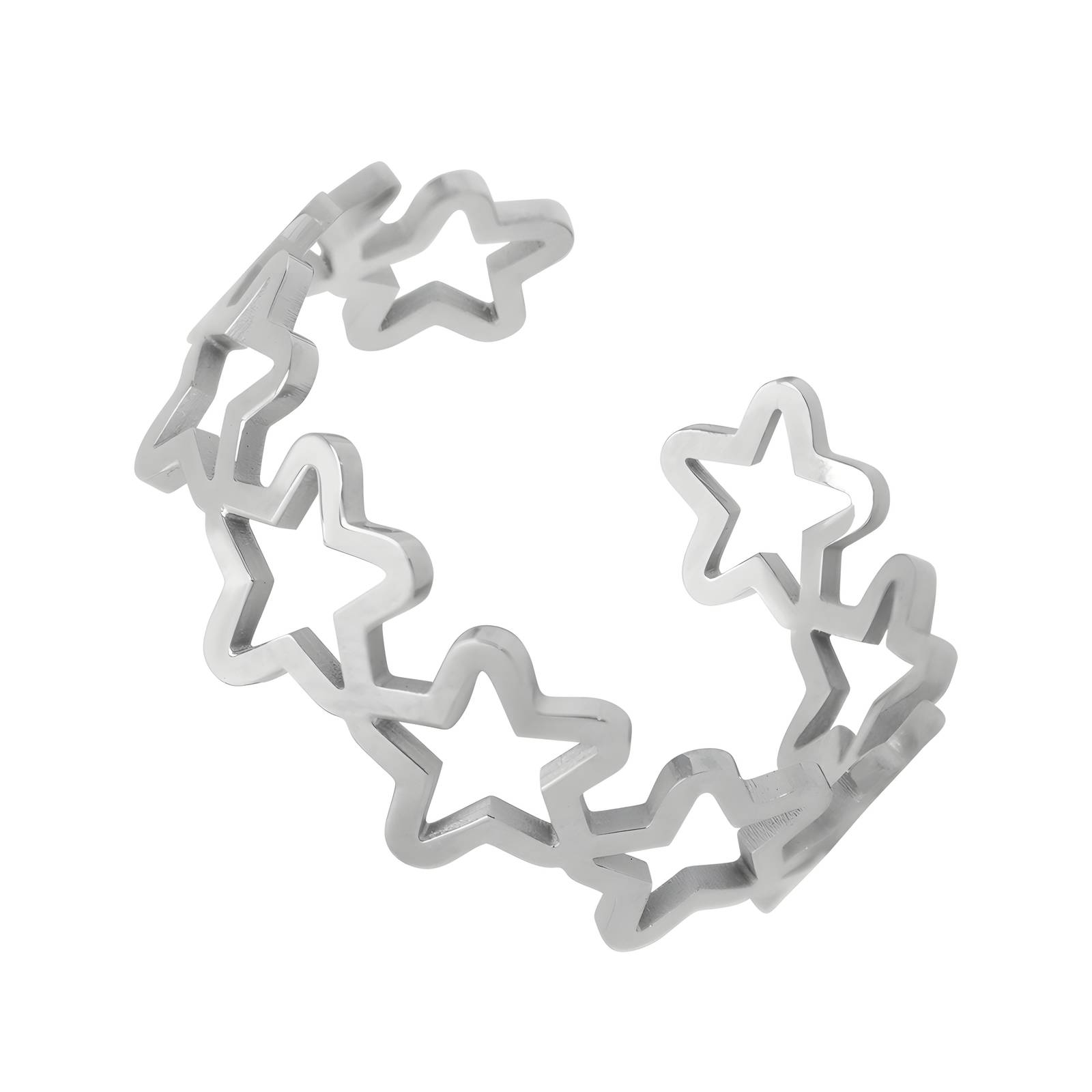 Stainless steel  Stars finger ring, Intensity