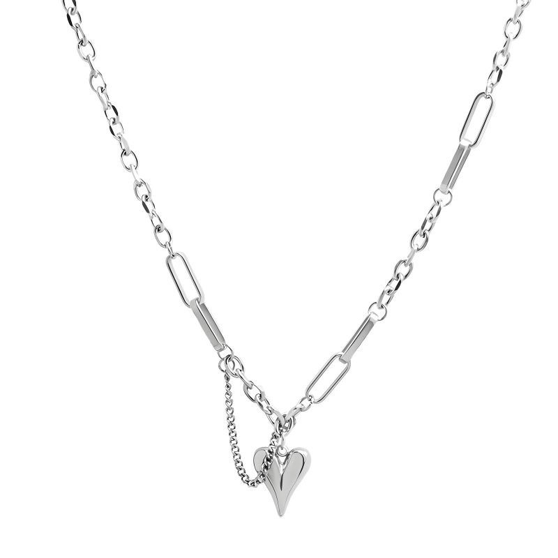 Stainless steel  Heart necklace, Intensity