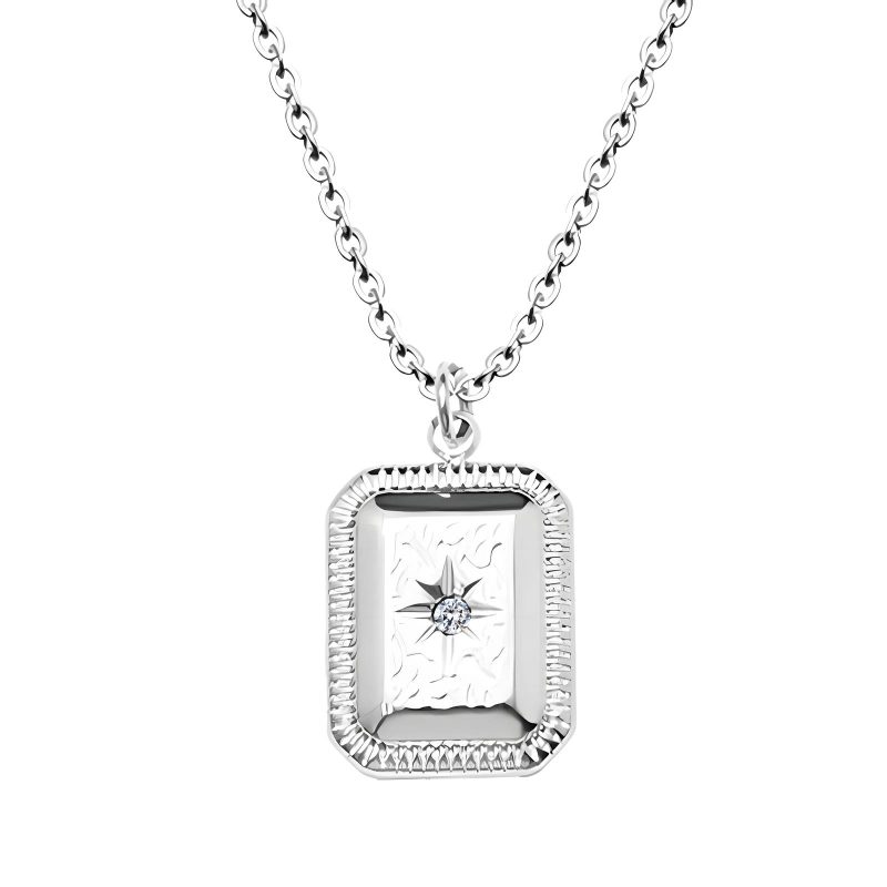 Stainless steel  Star necklace, Intensity