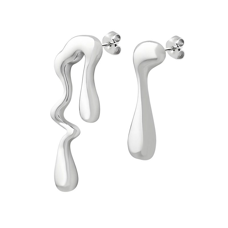 Stainless steel earrings, Intensity