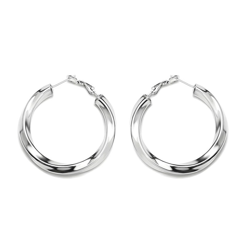 Stainless steel earrings, Intensity