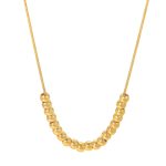 18K gold plated Stainless steel necklace, Intensity