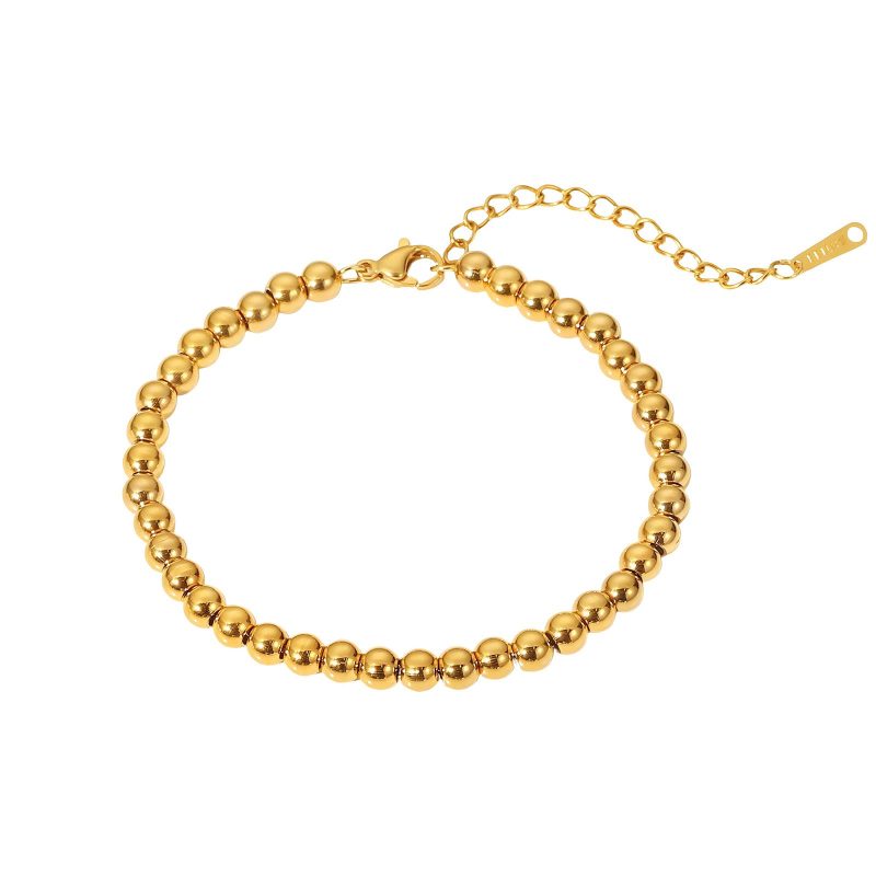 18K gold plated Stainless steel bracelet, Intensity